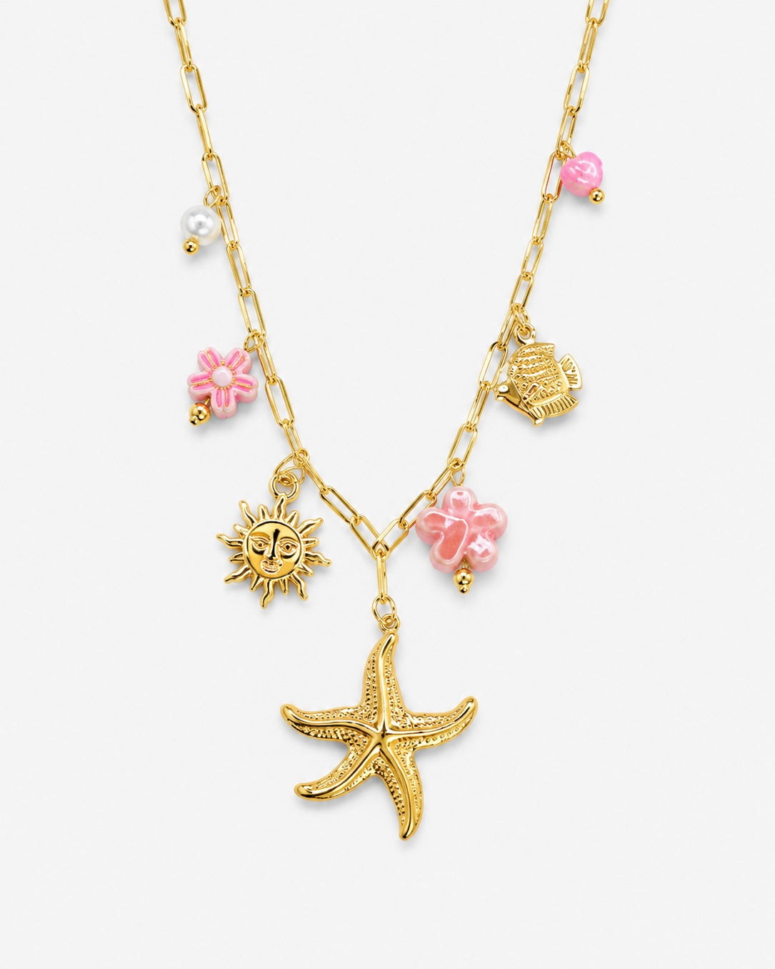 COLLIER BORA BORA ROSE