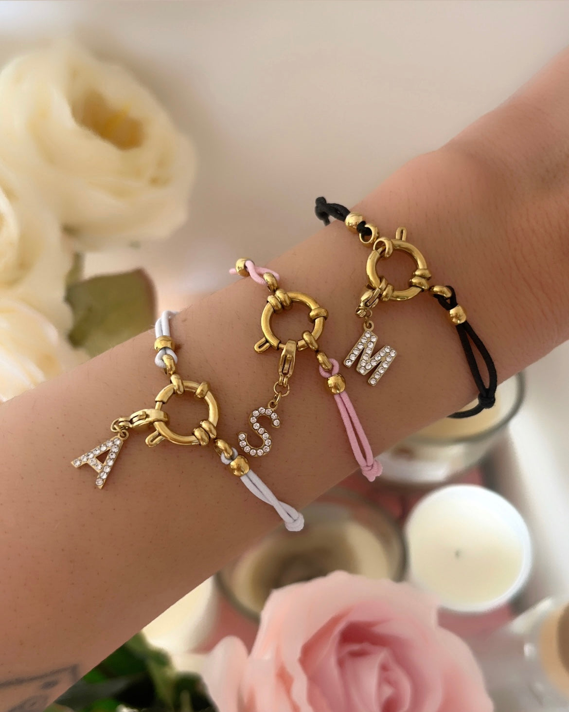 BRACELET CORDON INITIAL