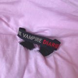 Bracelet « THE VAMPIRE DIARIES » rouge/gris