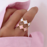 BAGUE ILONA BLANC