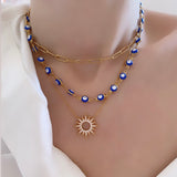 Collier « Mykonos » bleu