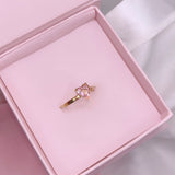 Bague « Heart diamond » rose